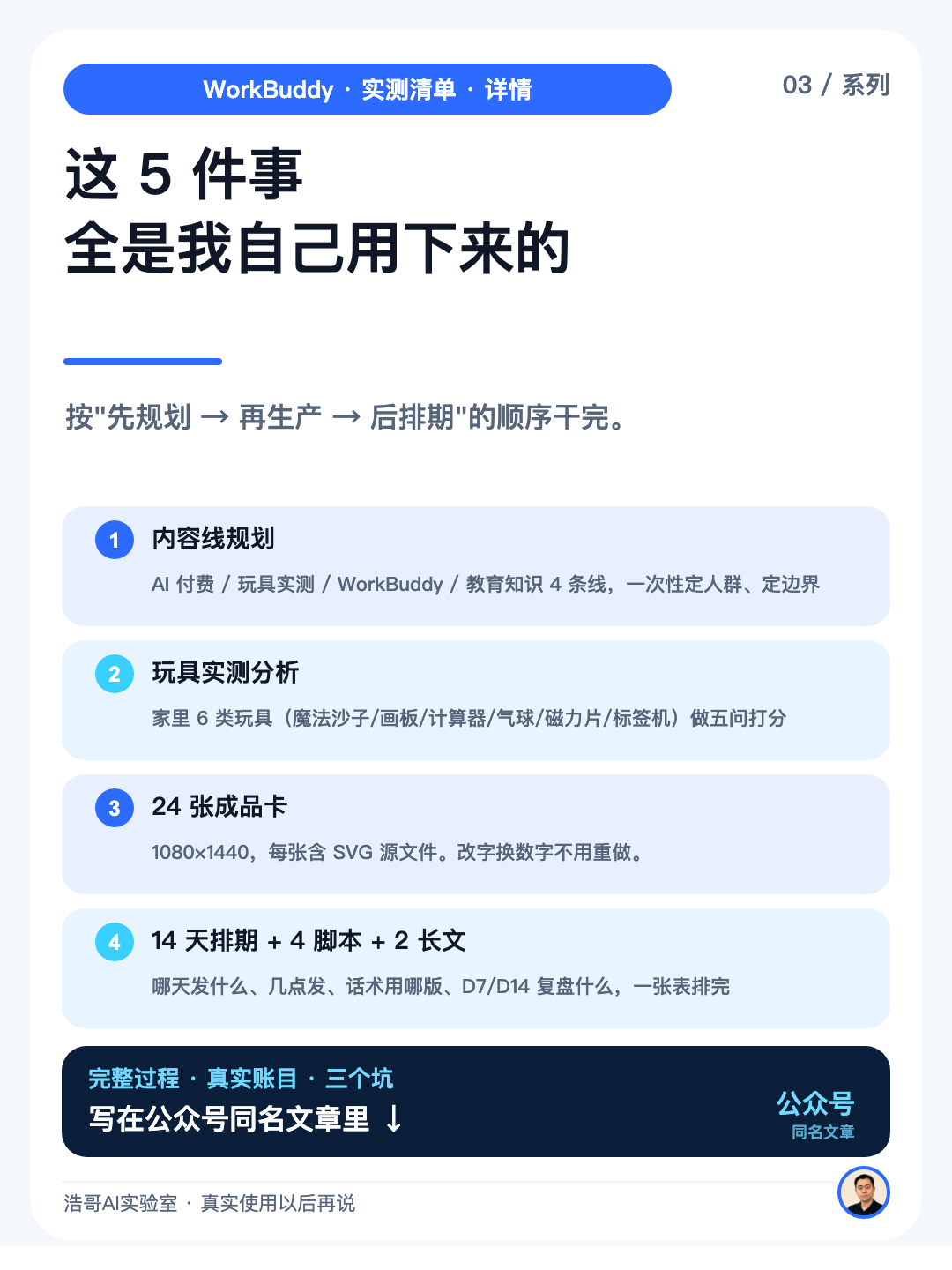 这一周干完的5件事